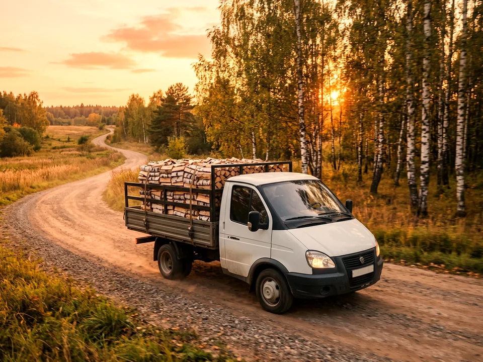 Газель с дровами — доставка в Сызрани (Самарская область)